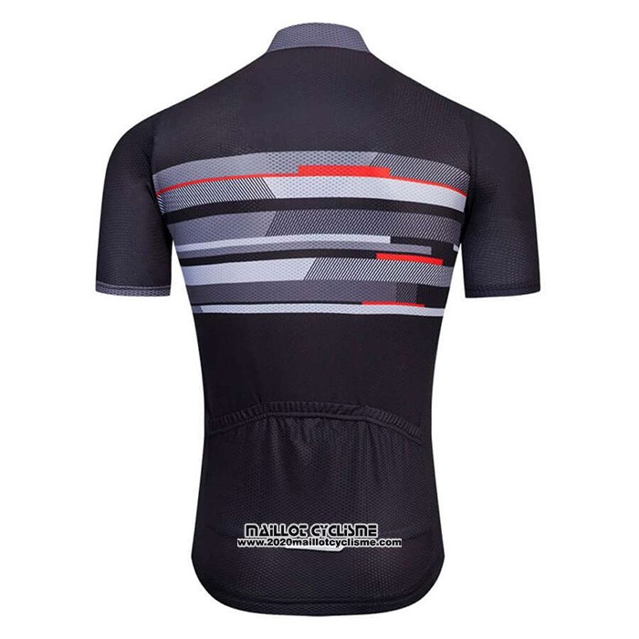 2021 Maillot Cyclisme Factory Stock Noir Manches Courtes et Cuissard